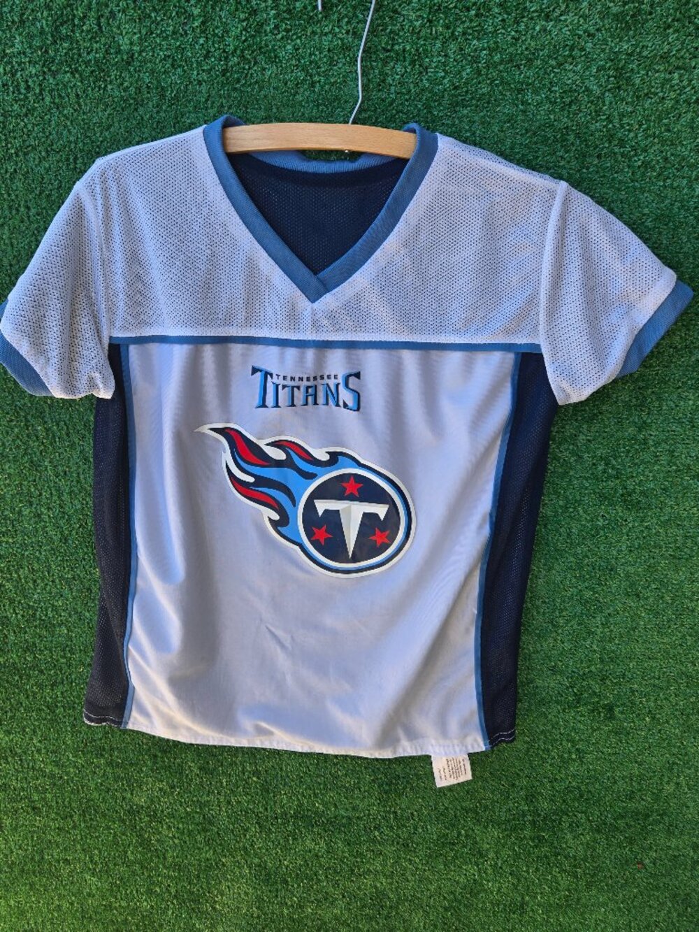 NFL Tennessee Titans youth reversible jersey flag football